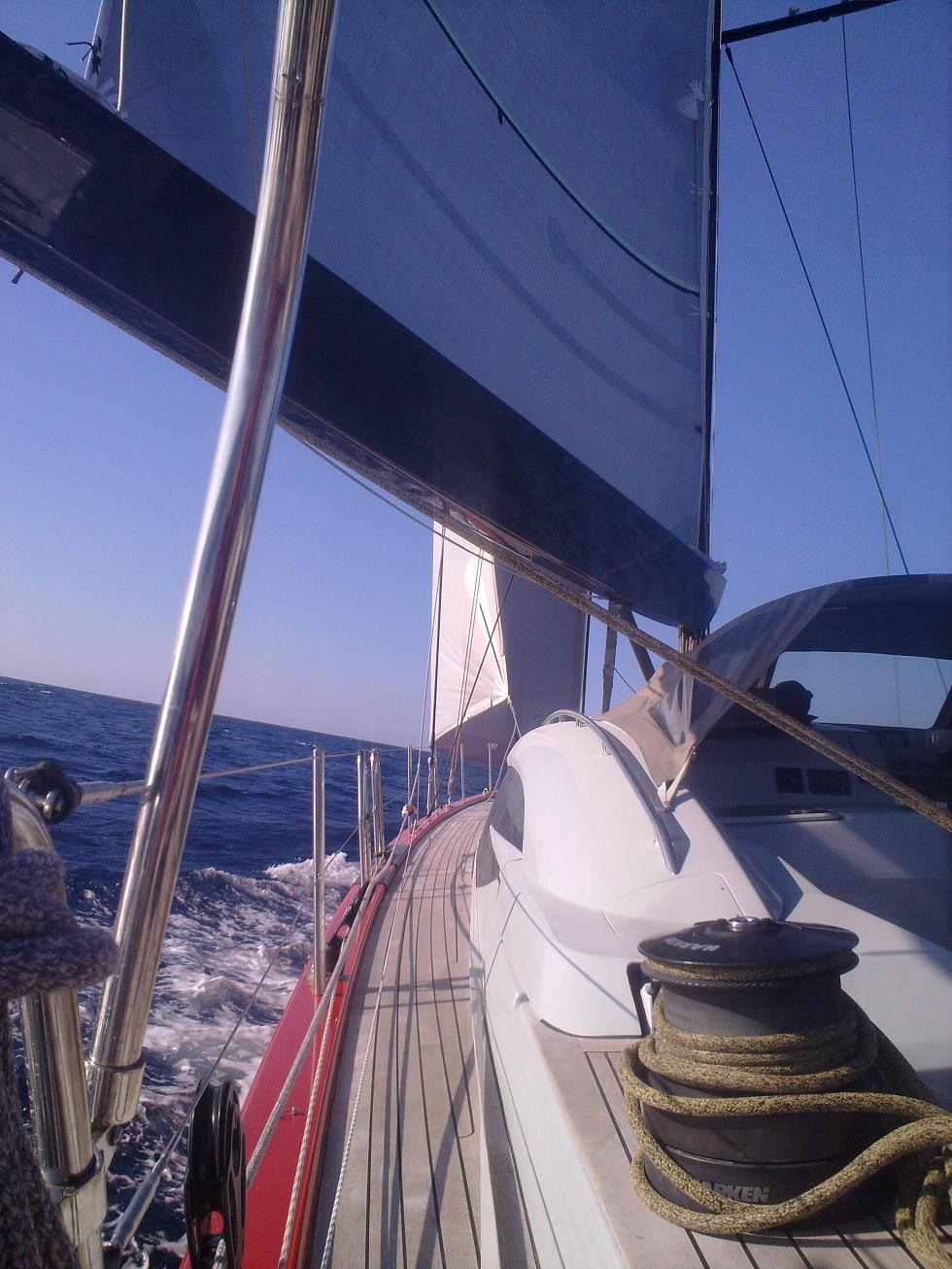 Shipman 72 delivery Malta 03 M Sailing